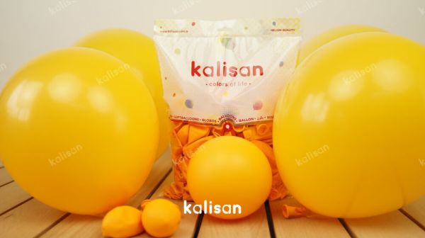 12 İnç Hardal İç Mekan Balon (Kal.)