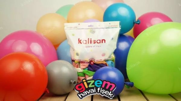 12 İnç Karışık İç Mekan Balon (Kal.)