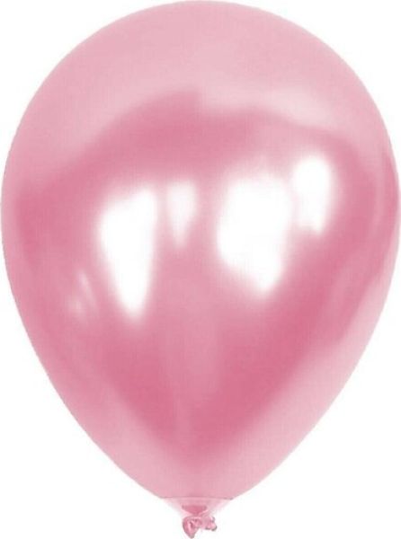 12 İnc Metalik Pembe Balon 100 lü