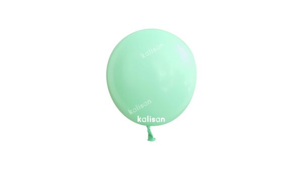 5 İNC MAKARON MİNT YEŞİLİ BALON 100 LÜ(KAL)