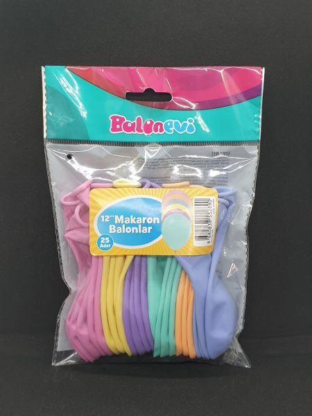 Makaron Karışık Balon 25 Li