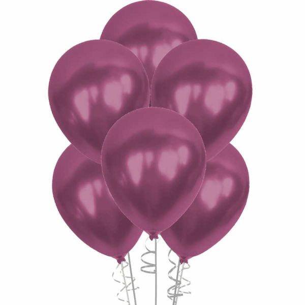 Metalik Bordo Balon 100 lü